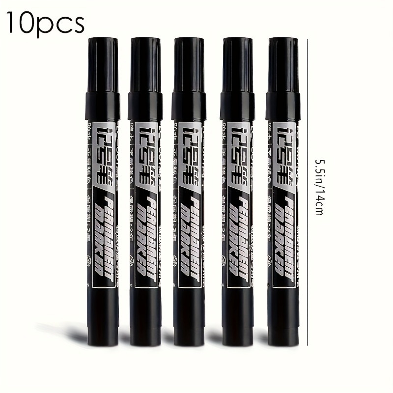 10pcs Permanent Marker Set, Bl - مراجعة Fountain Pen Ink وسعره