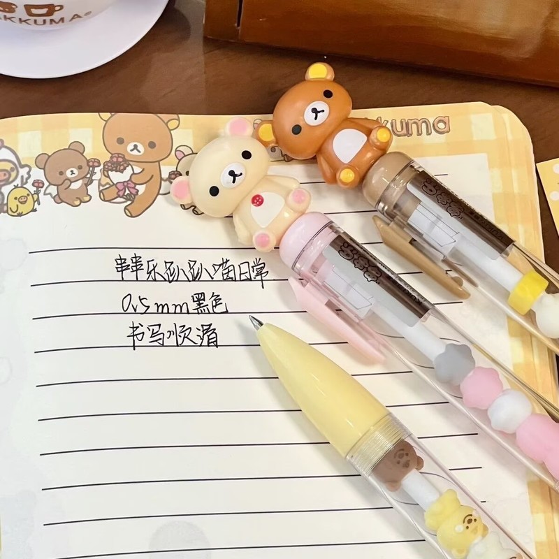 Rilakkuma Beaded Gel Pen Carto - مراجعة Stationery Warehouse وسعره