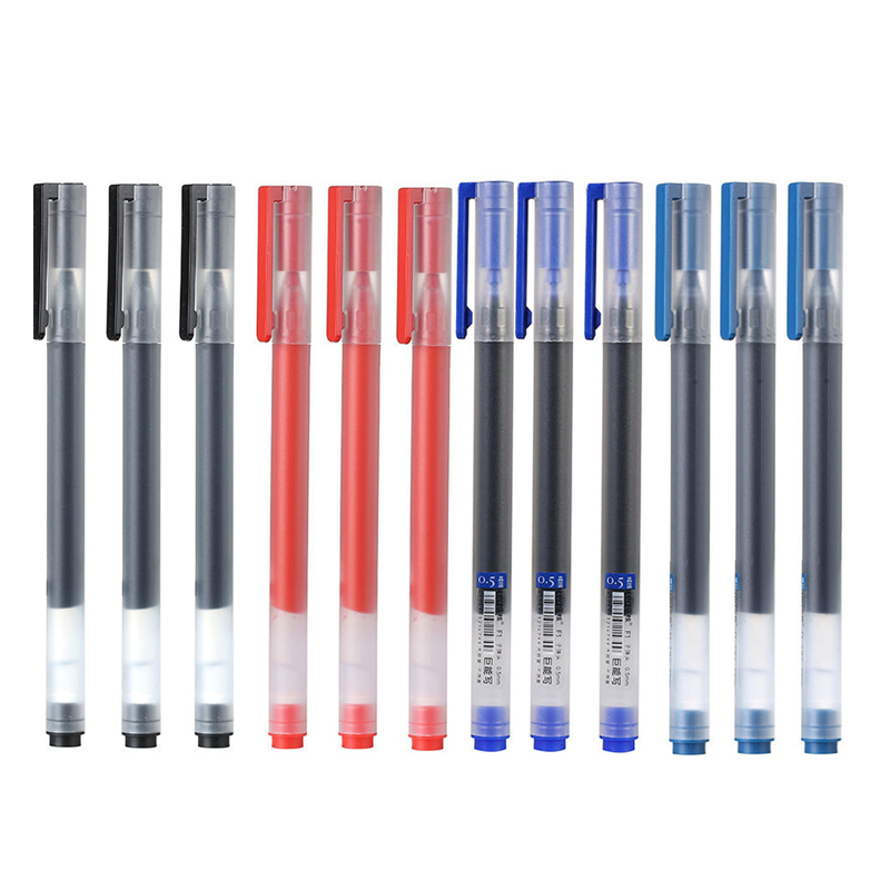 12/6Pc/Lot Gel Pen 0.5MM Ink S - مراجعة Stationery Supplies Business وسعره