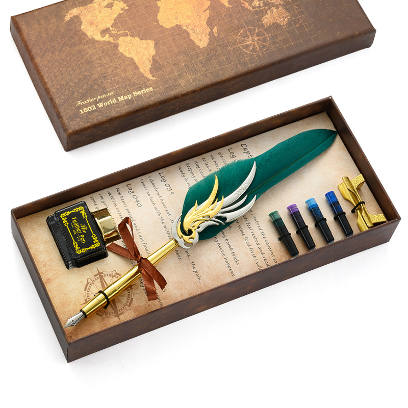 New Feather Pen Luxury Fountai - مراجعة Fountain Pen Ink وسعره