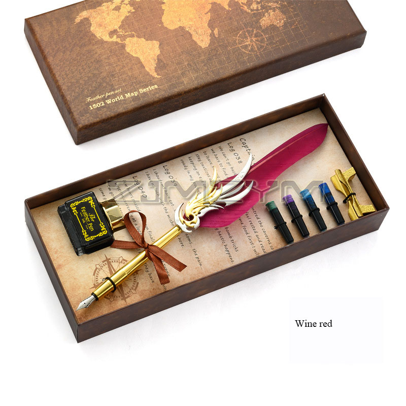 New Feather Pen Luxury Fountai - مراجعة Fountain Pen Ink وسعره