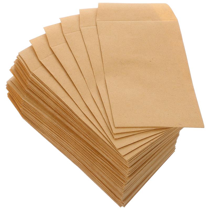 100Pcs Small Kraft Seed Envelo - مراجعة Letter Envelope Kraft وسعره