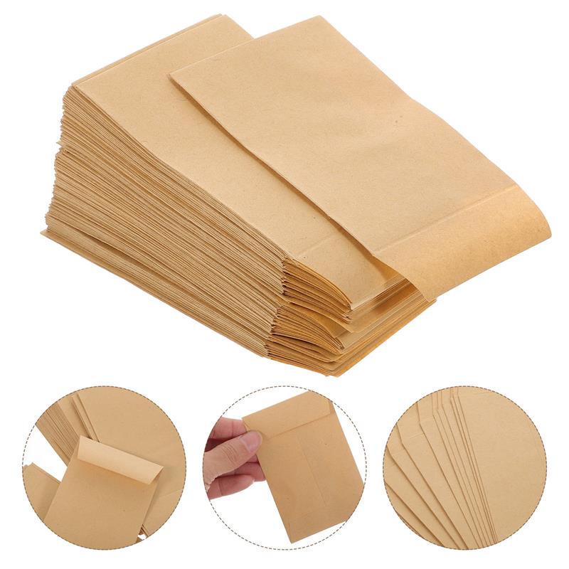 100Pcs Small Kraft Seed Envelo - مراجعة Letter Envelope Kraft وسعره