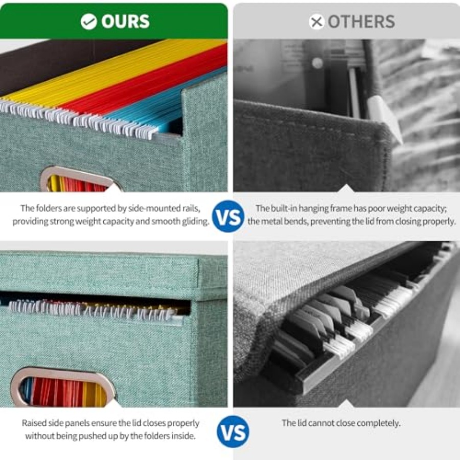 Hanging File Folders Organizer - مراجعة File Folder Hanging وسعره