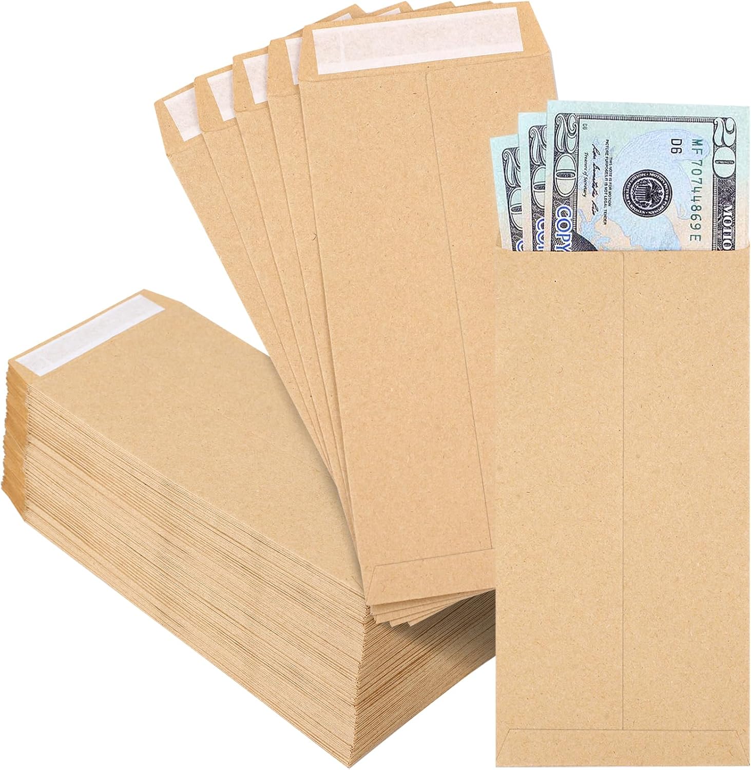 120 Cash Envelopes for Money K - مراجعة Letter Envelope Kraft وسعره