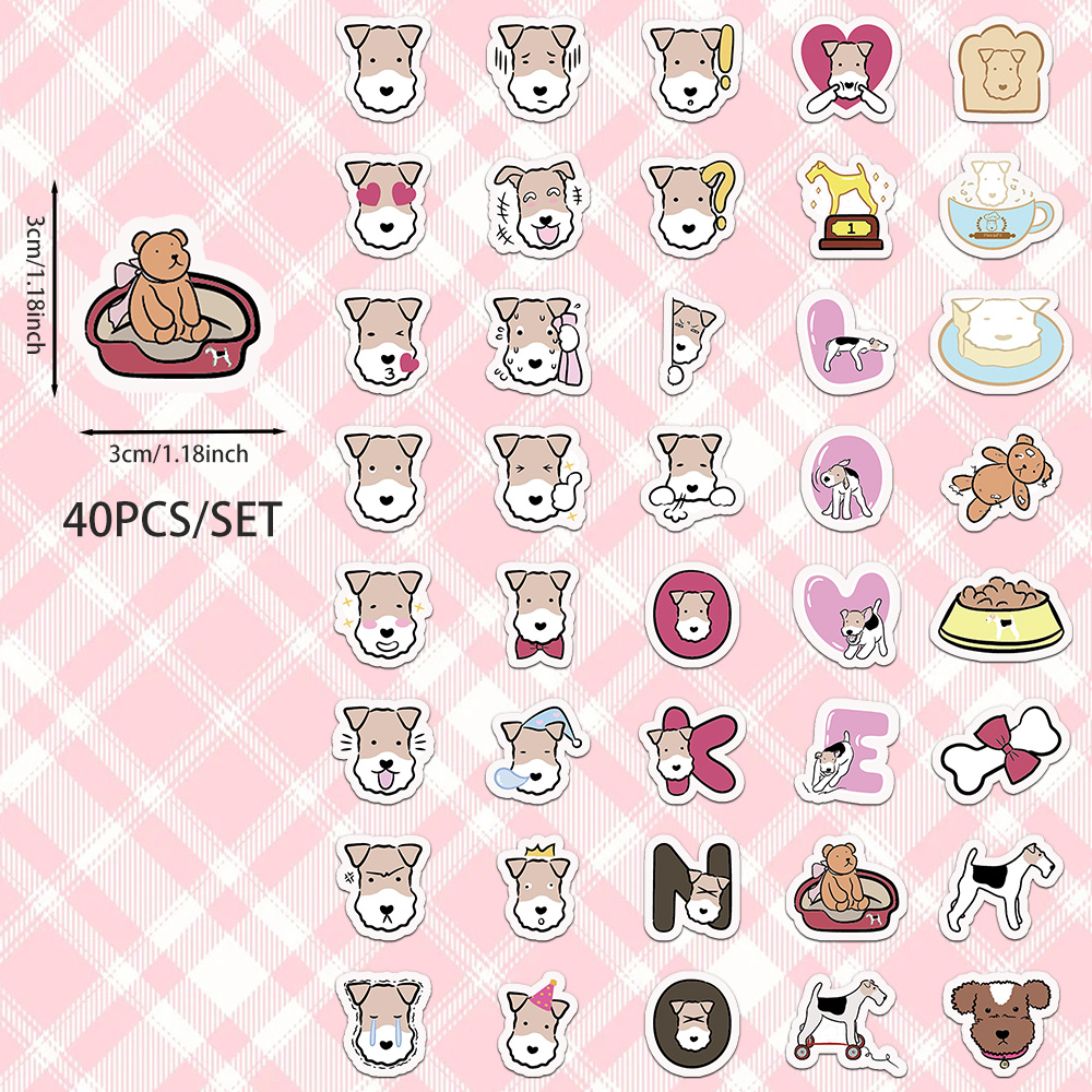 40pcs Cute Cartoon WIRE FOX TE - مراجعة Memo Pad Sticky وسعره