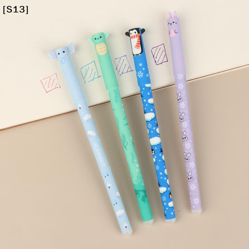 8Pcs Cartoon Animal Erasable G - مراجعة Fountain Pen Ink وسعره
