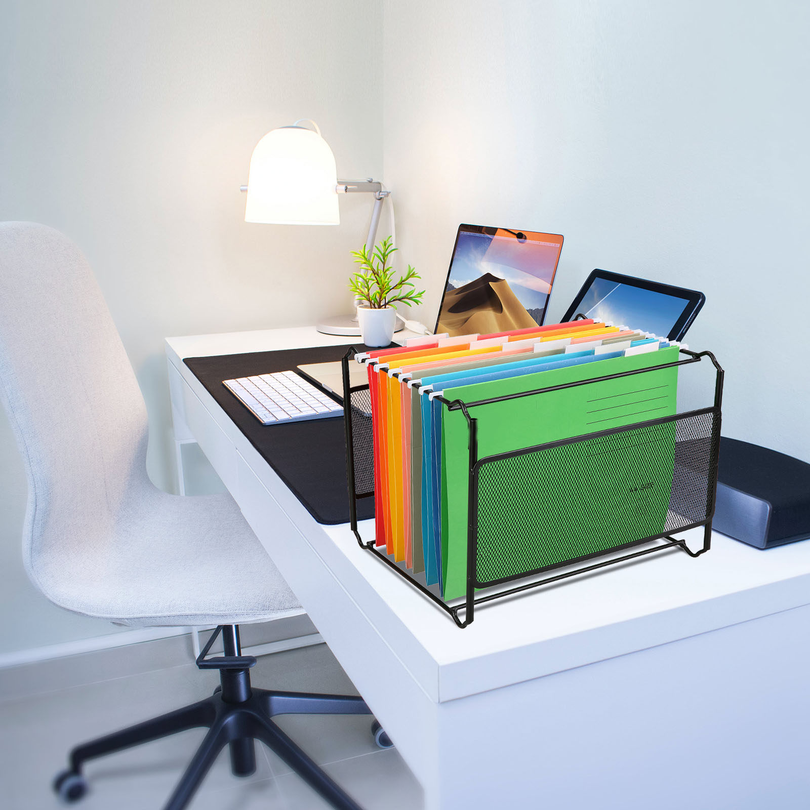 8Pcs File Hanging Folders Stab - مراجعة File Folder Hanging وسعره