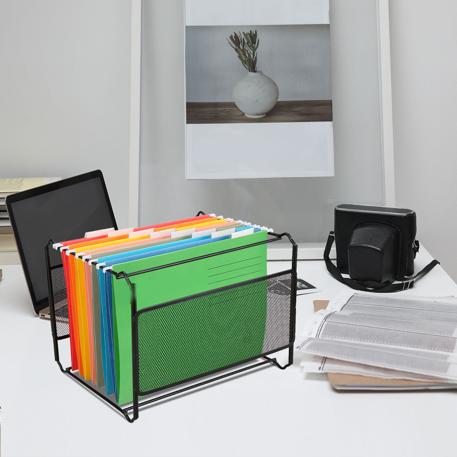 8Pcs File Hanging Folders Stab - مراجعة File Folder Hanging وسعره