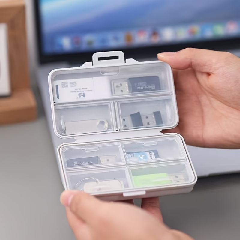 1PC USB Storage Box with Compa - مراجعة Stationery Office Supply Store وسعره