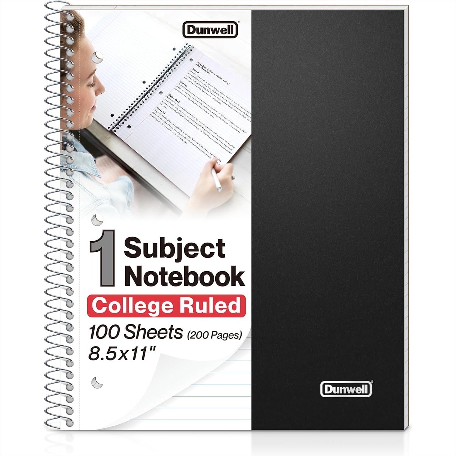 College Ruled Spiral Notebook  - مراجعة Paper Punch 3 Hole وسعره