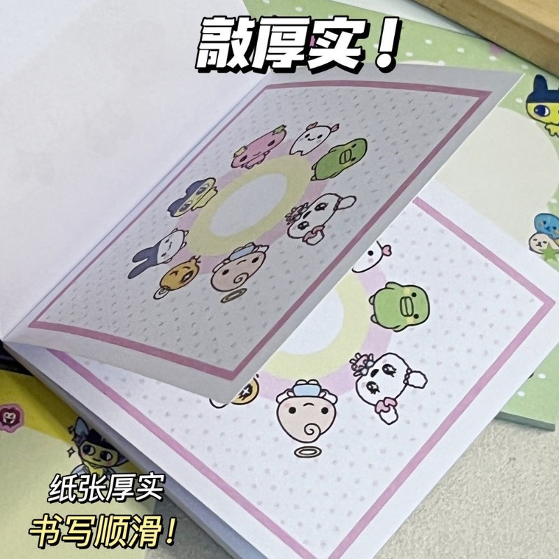 4pcs Tamagotchi Mametchi Memet - مراجعة Memo Pad Sticky وسعره