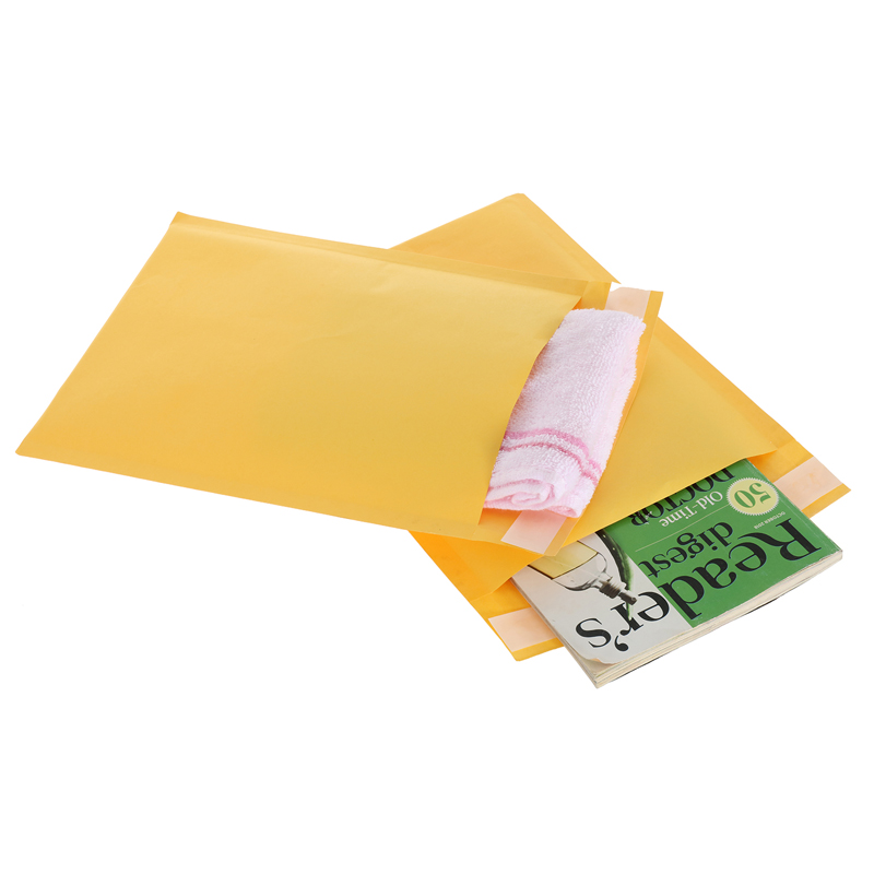 50PCS Kraft Paper Bubble Maile - مراجعة Letter Envelope Kraft وسعره