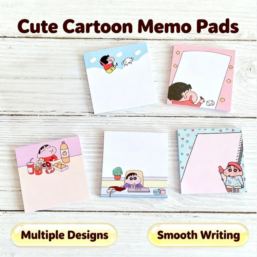 Crayon Shin-chan sticky notes. - مراجعة Memo Pad Sticky وسعره