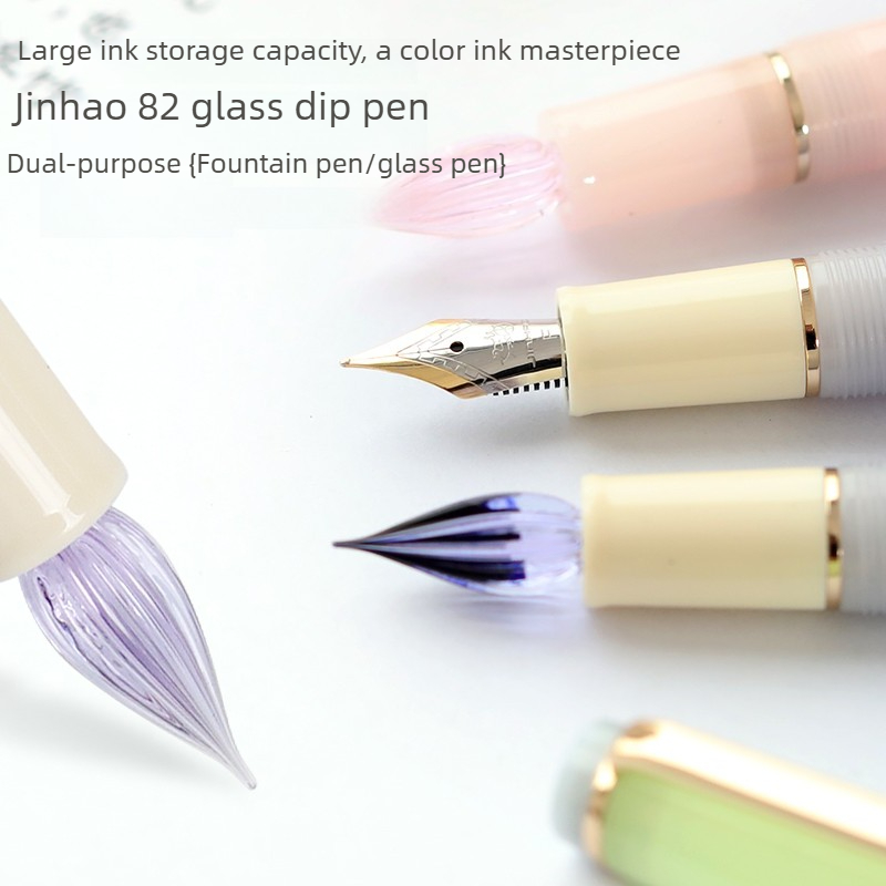 JINHAO 82 Glass Dip Pens One S - مراجعة Fountain Pen Ink وسعره