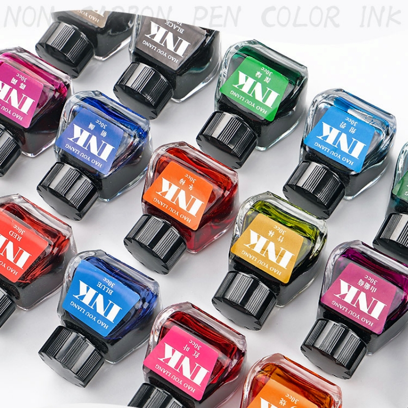 30cc Drawink Ink 16 Colours In - مراجعة Fountain Pen Ink وسعره