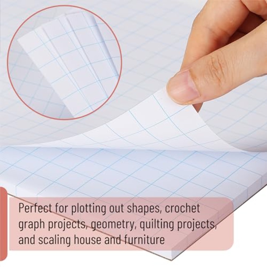 Mr. Pen- Graph Paper pads 8.5  - مراجعة Graph Paper Pad وسعره