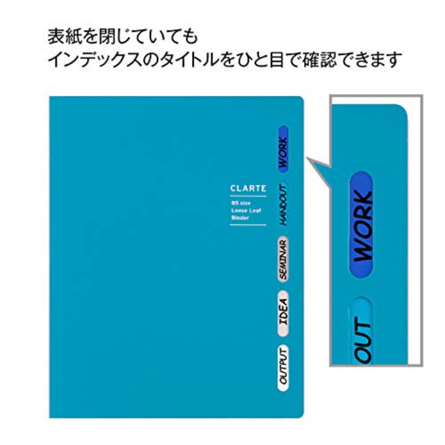 CLARTE 26‑Ring Binder with 5 I - مراجعة Index Tab Divider وسعره
