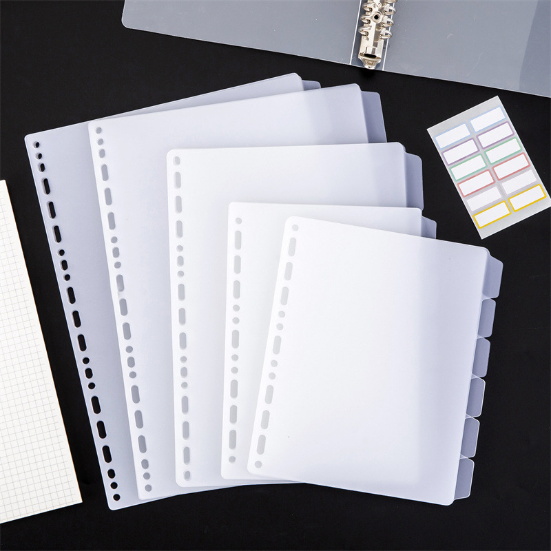 A4 A5 B5 Binder Dividers Gener - مراجعة Index Tab Divider وسعره