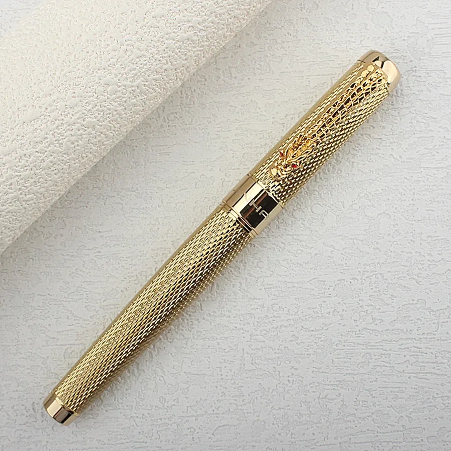 Jinhao 1200 Gold/Silver Metal  - مراجعة Stationery Supplies Business وسعره