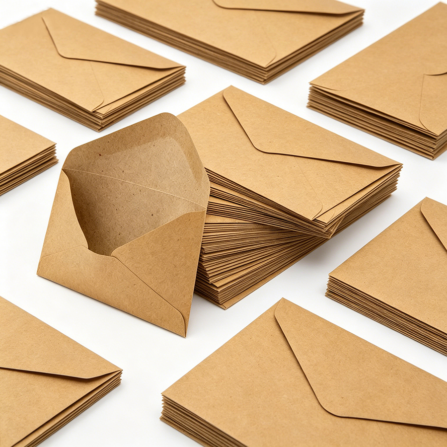 20/50pcs 10x7cm Kraft Paper En - مراجعة Letter Envelope Kraft وسعره