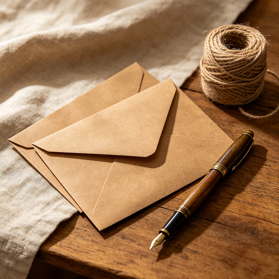 20/50pcs 10x7cm Kraft Paper En - مراجعة Letter Envelope Kraft وسعره