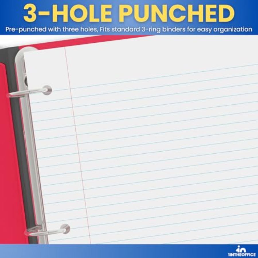 Loose Leaf Paper College Ruled - مراجعة Paper Punch 3 Hole وسعره