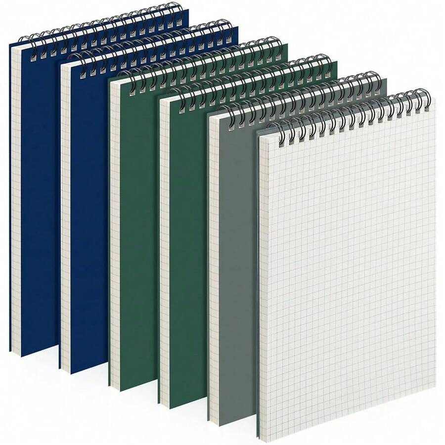 6 Pack Graph Paper Spiral Note - مراجعة Graph Paper Pad وسعره