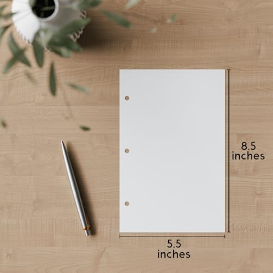 Half Letter Blank Paper, 3-Hol - مراجعة Paper Punch 3 Hole وسعره