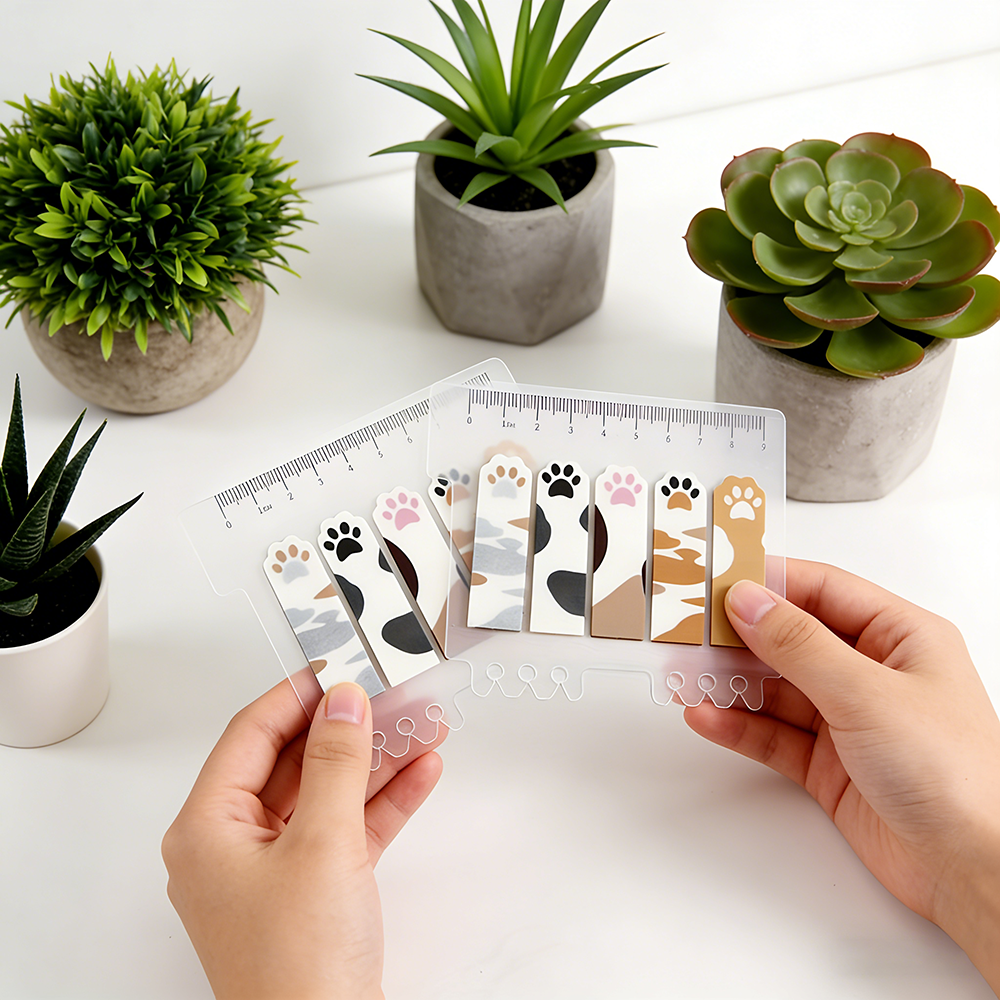 Cute Cat Paw PET Index Tabs, T - مراجعة Index Tab Divider وسعره