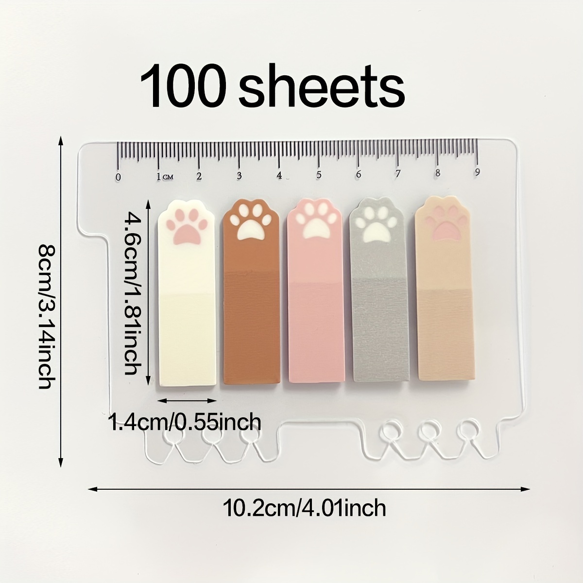 Cute Cat Paw PET Index Tabs, T - مراجعة Index Tab Divider وسعره
