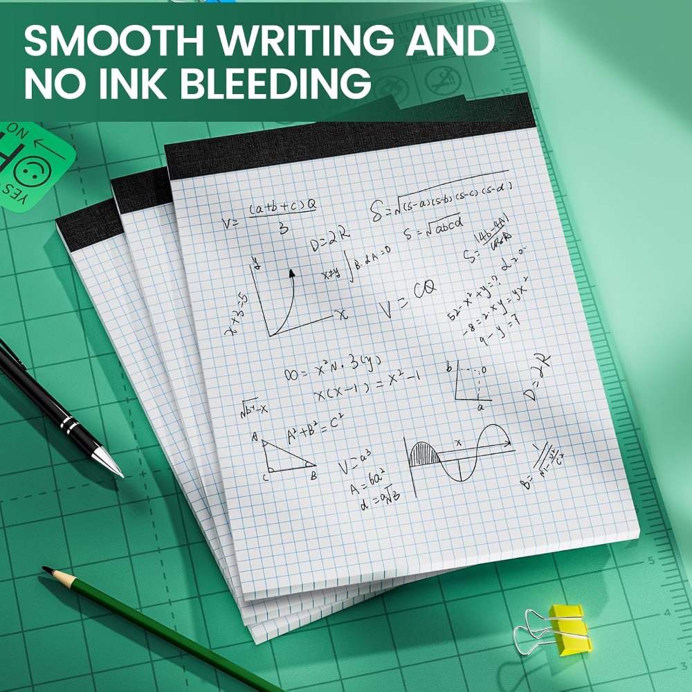 Graph Paper 8.5x11, 6 Pack, 4x - مراجعة Graph Paper Pad وسعره