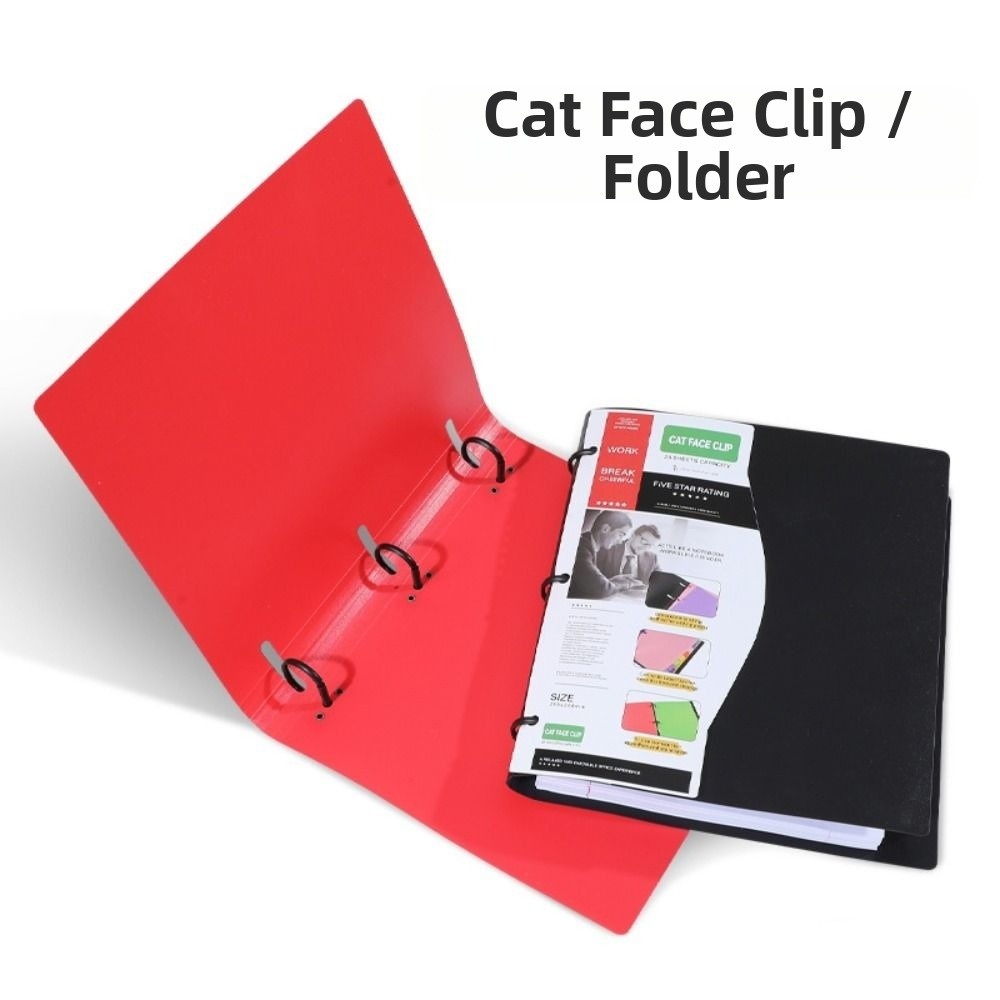 3 Ring Loose-leaf File Folder  - مراجعة Paper Punch 3 Hole وسعره