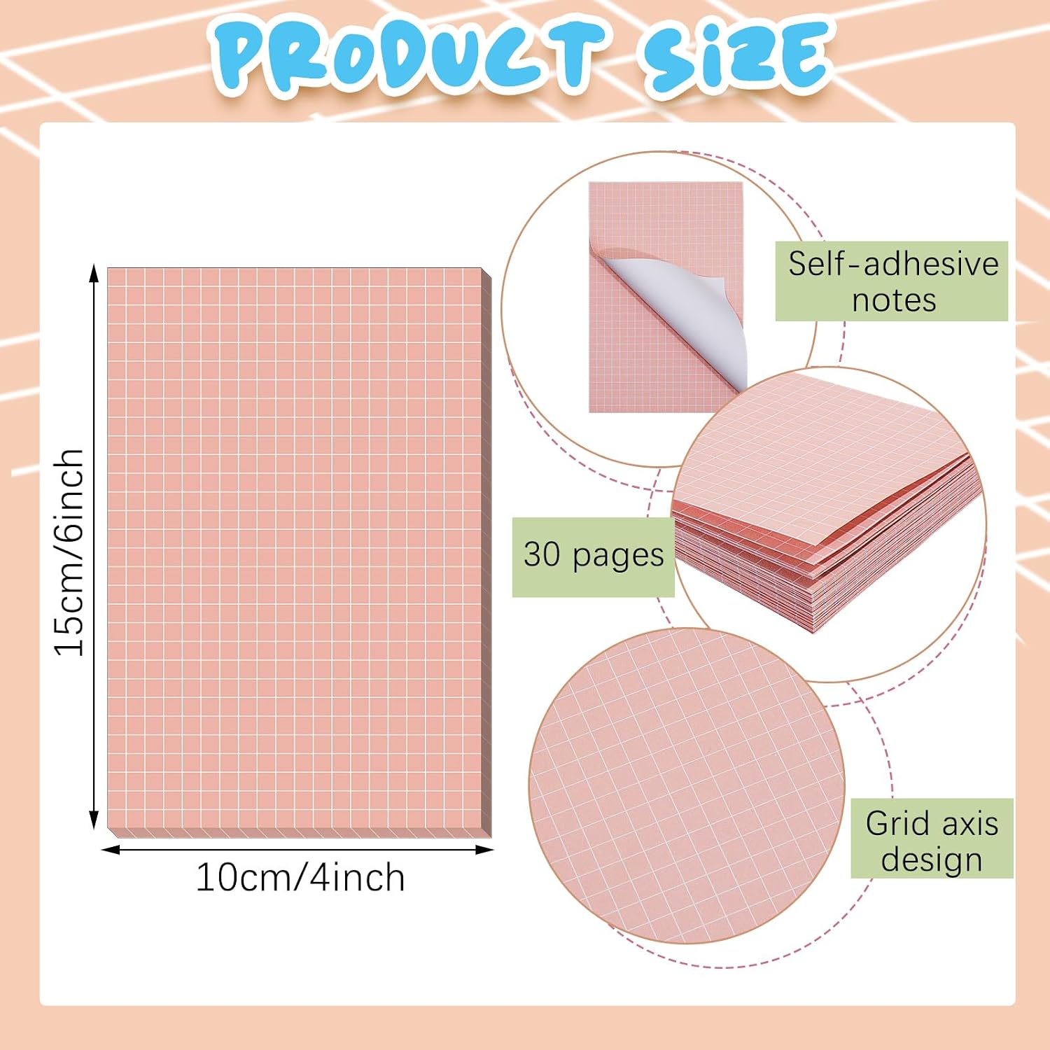 Hi-Go  9 Pack 4 x 6 Inch Grid  - مراجعة Graph Paper Pad وسعره