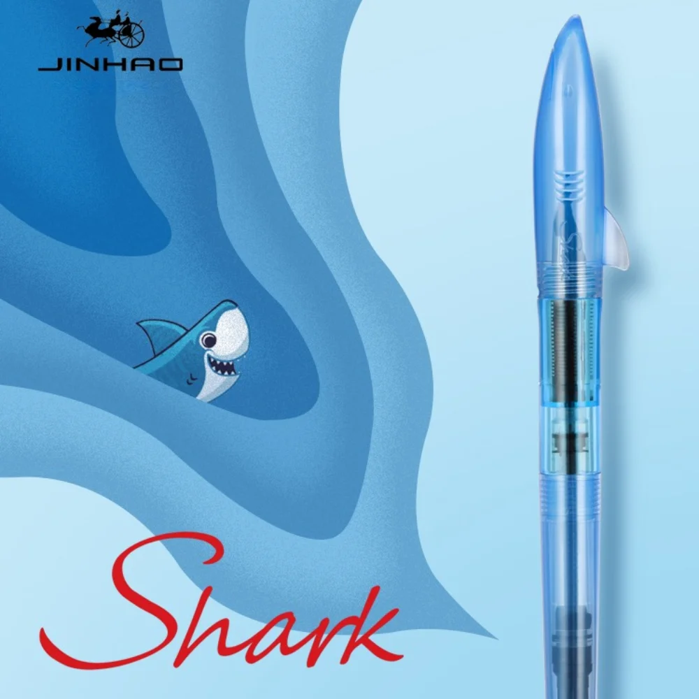 Jinhao Cute Shark Fountain Pen - مراجعة Stationery Supplies Business وسعره