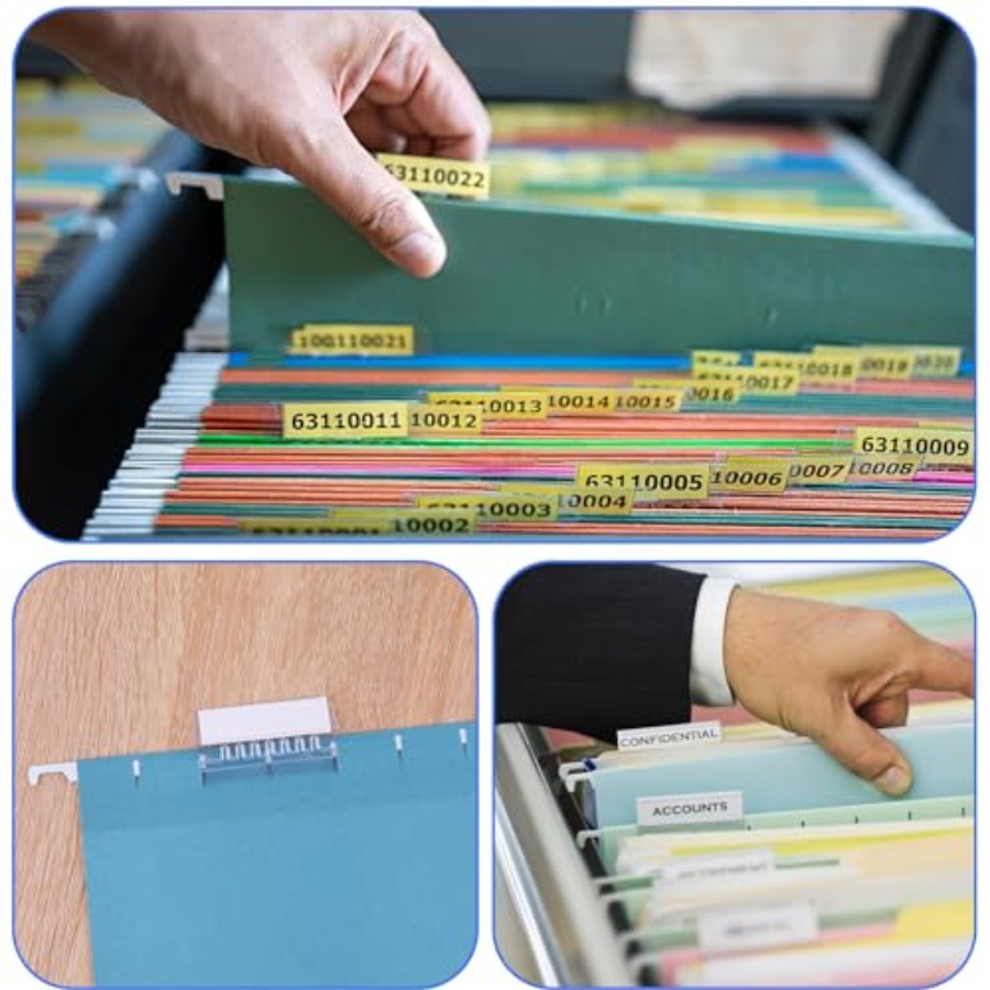 Hanging File Folder Tabs, 120  - مراجعة File Folder Hanging وسعره