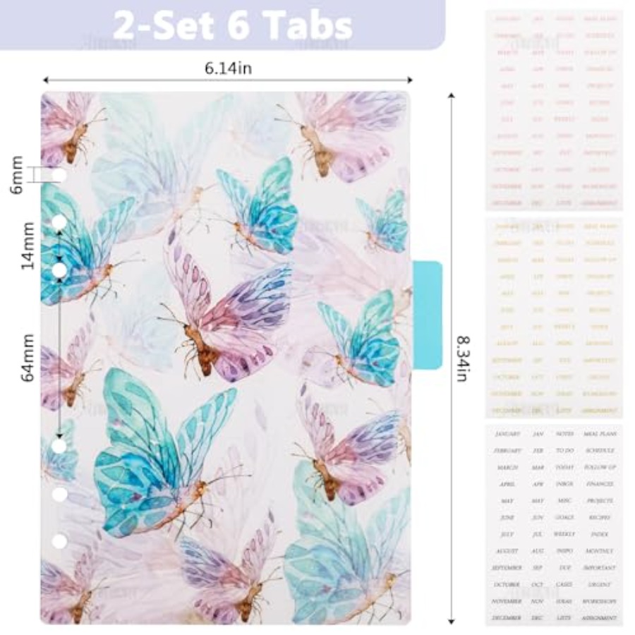 , 12 Pack Binder Index Divider - مراجعة Index Tab Divider وسعره