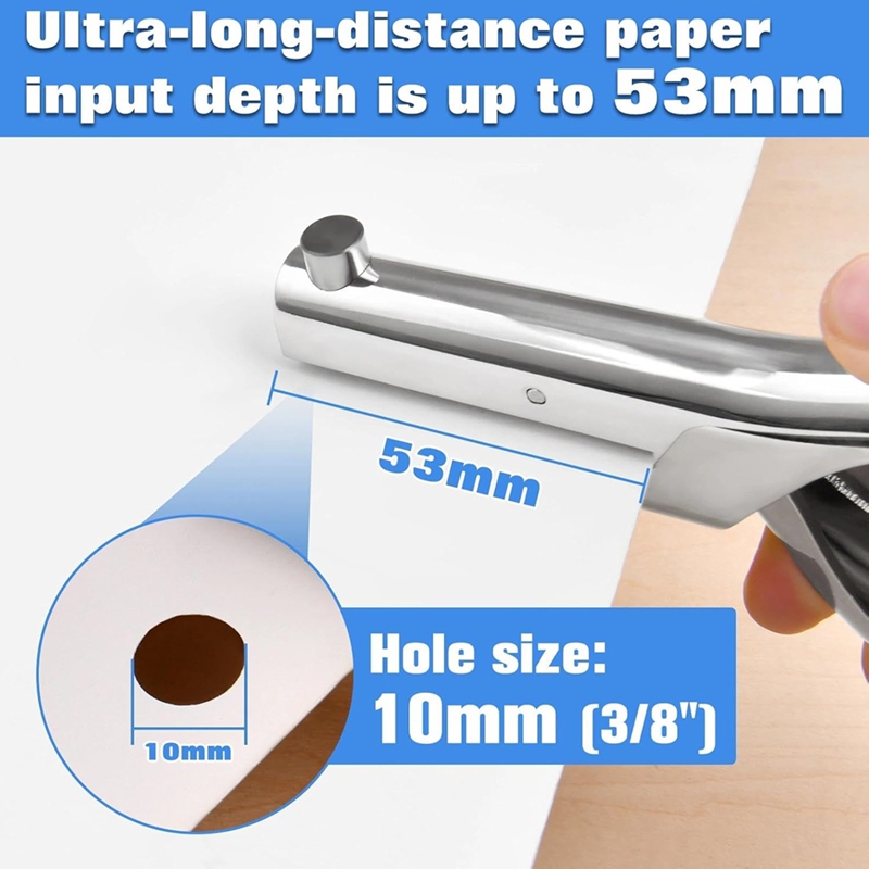 Deep Throat Heavy Duty Hand He - مراجعة Paper Punch 3 Hole وسعره