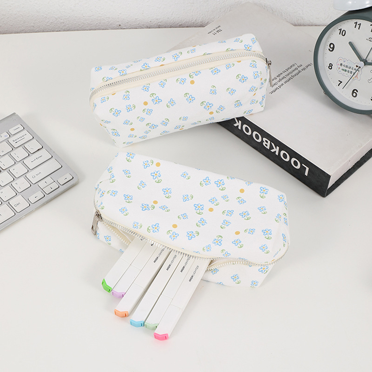 Simple floral printed pencil c - مراجعة Stationery Office Supply Store وسعره
