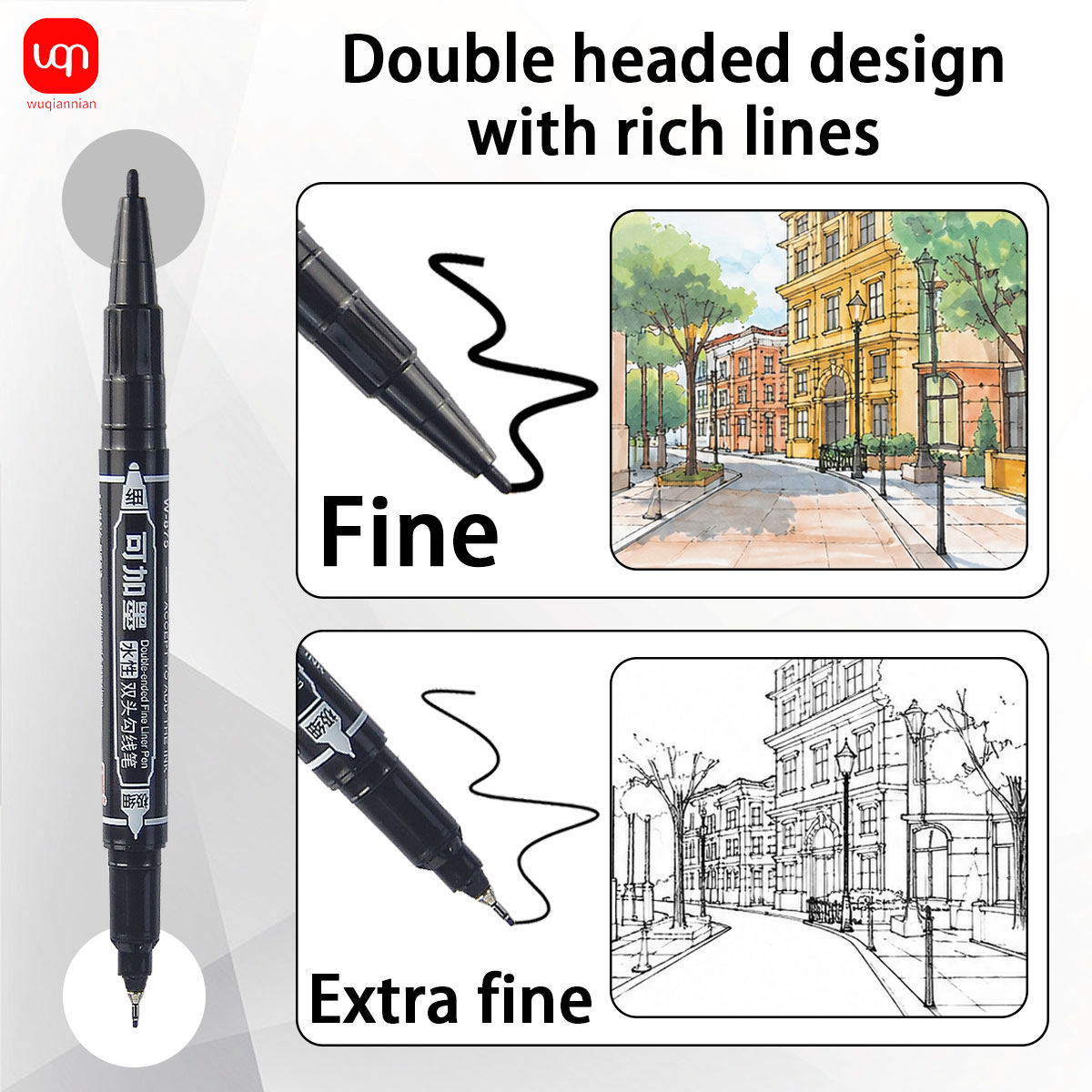 WQN-3/6/12PCS Water-Based Doub - مراجعة Fountain Pen Ink وسعره