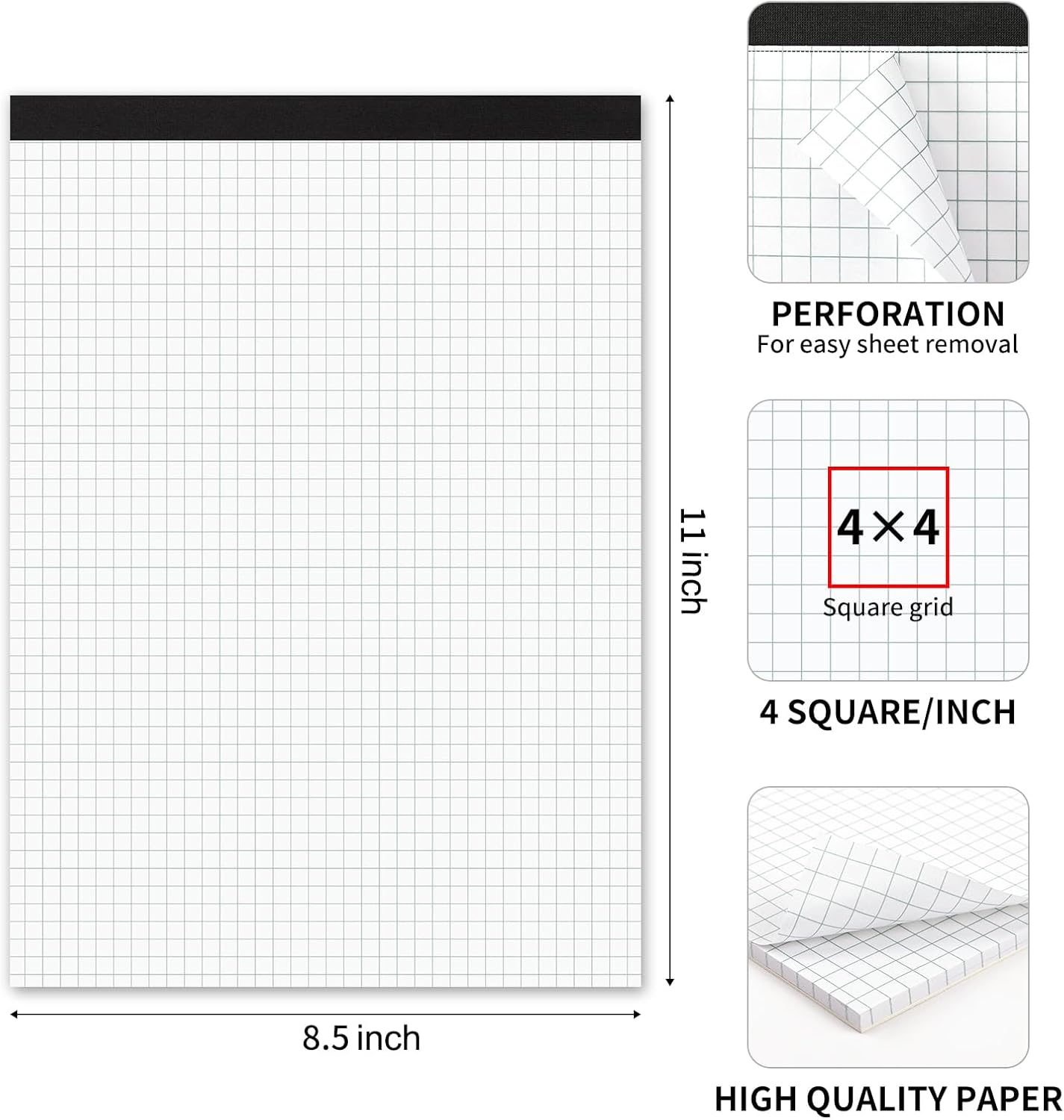 Graph Paper Notebook, 2 Pack,  - مراجعة Graph Paper Pad وسعره