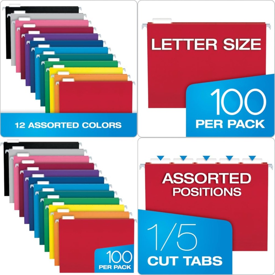 Colored Hanging File Folders L - مراجعة File Folder Hanging وسعره