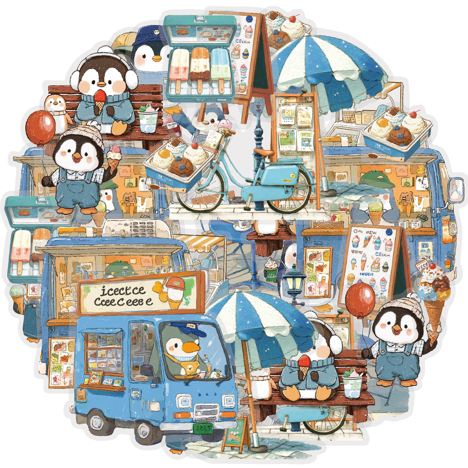 Etori Life 15Pcs Cute Penguin  - مراجعة Stationery Office Supply Store وسعره