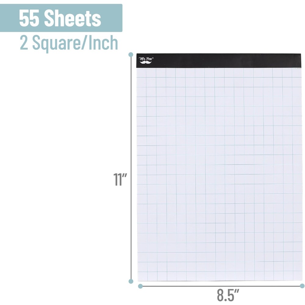 Graph Paper Pad, 8.5x11 Inches - مراجعة Graph Paper Pad وسعره