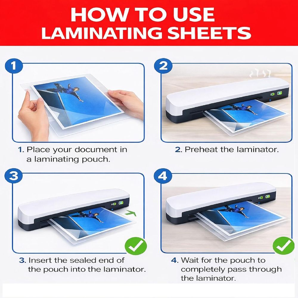 Dry-Erase Friendly Laminating  - مراجعة Document Laminator Pouch وسعره