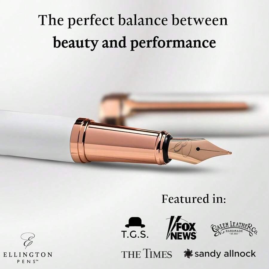 Ellington Pens Luxury Fountain - مراجعة Fountain Pen Ink وسعره