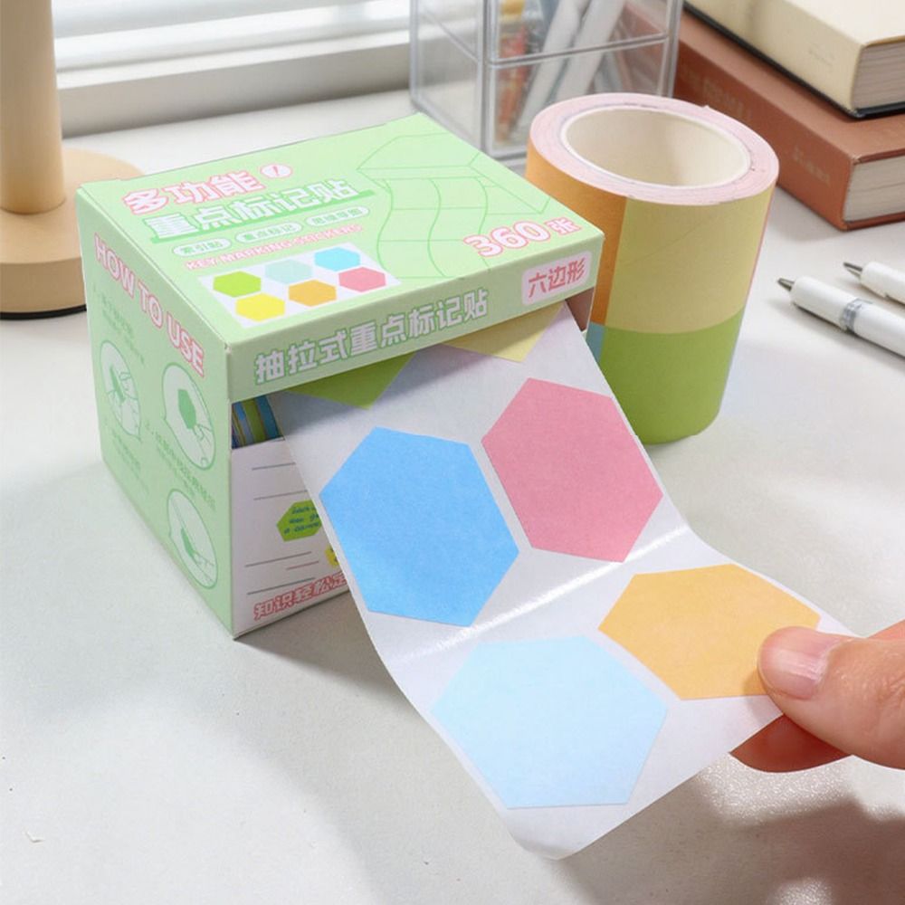 360pcs/Box New Multicolor Stic - مراجعة Index Tab Divider وسعره