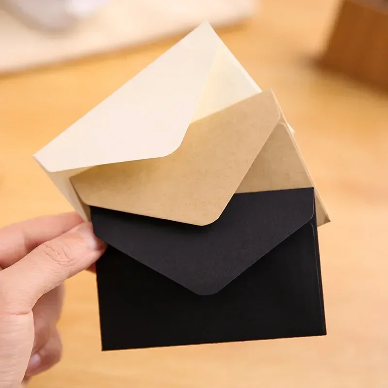 20/40/80PCS Classical White Bl - مراجعة Letter Envelope Kraft وسعره