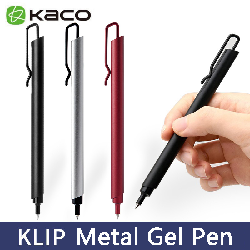 Kaco Metal Gel Pen 0.5MM Black - مراجعة Stationery Supplies Business وسعره