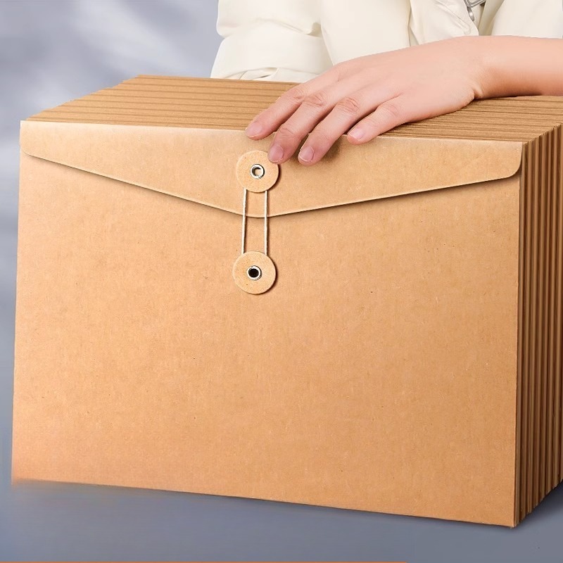 10pcs Kraft Paper A4 File Enve - مراجعة Letter Envelope Kraft وسعره